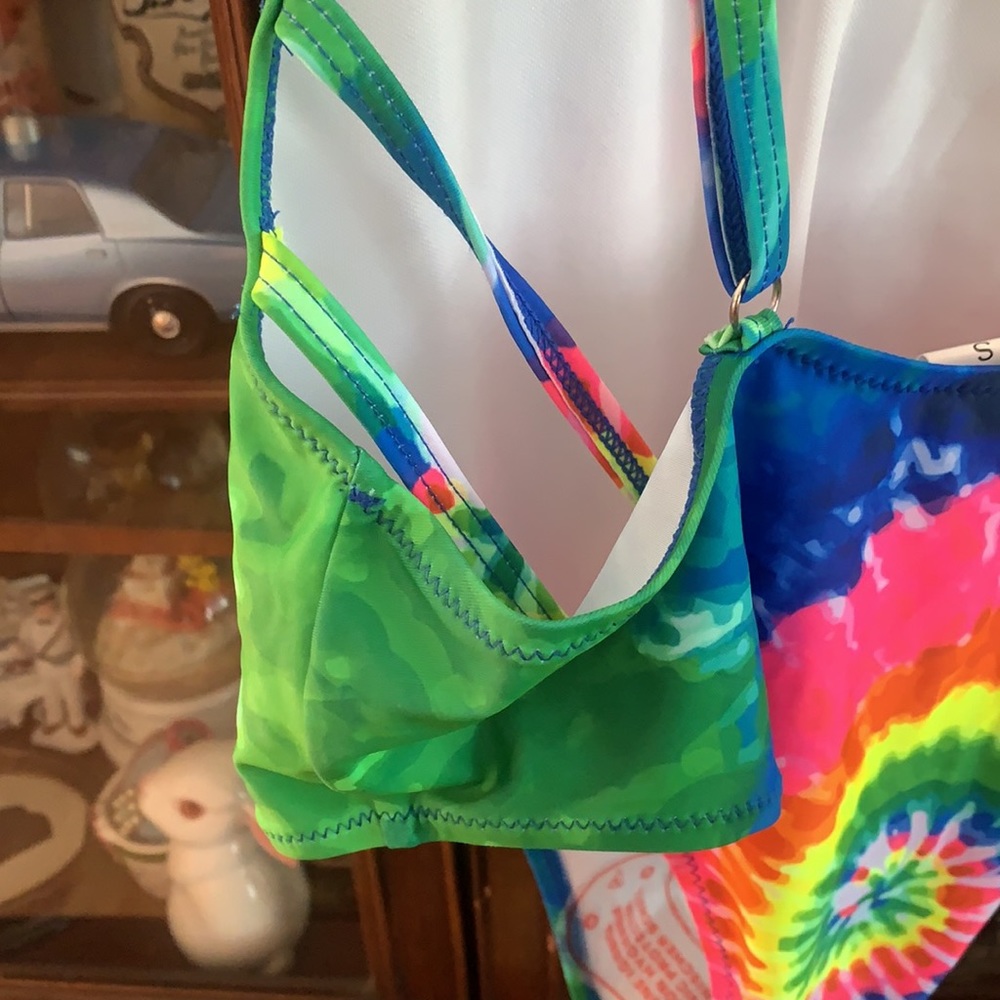 Tye dye swim suit one piece size small - Picture 4 of 8